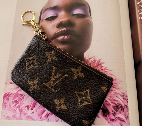 🇫🇷 Louis Vuitton Pochette Cles Monogram Coin Pouch EUC COA included #CT3194 - Picture 5 of 17